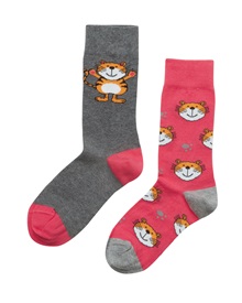 FMS Παιδικές Κάλτσες Κορίτσι Little Tiger - 2 Ζεύγη  Κάλτσες