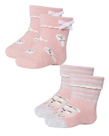 Ysabel Mora Infant Socks Girl Anti-Slip - 2 Pairs  Socks