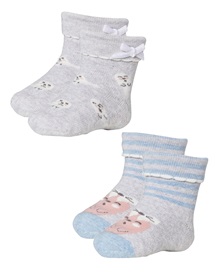 Ysabel Mora Infant Socks Girl Anti-Slip - 2 Pairs  Socks