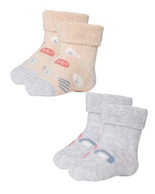 Ysabel Mora Βρεφικά Καλτσάκια Κορίτσι Ισοθερμικά - 2 Ζεύγη  Κάλτσες