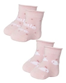 Ysabel Mora Infant Socks Girl Gift Box - 2 Pairs  Socks