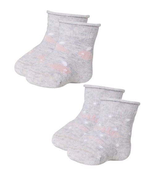 Ysabel Mora Βρεφικά Καλτσάκια Κορίτσι Συσκευασία Δώρου - 2 Ζεύγη  Κάλτσες