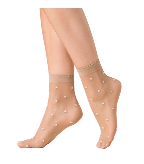 thumb image of Gabriella Women's Ankle Socks Star - Composition : 85% Polyamide, 15% Elastane