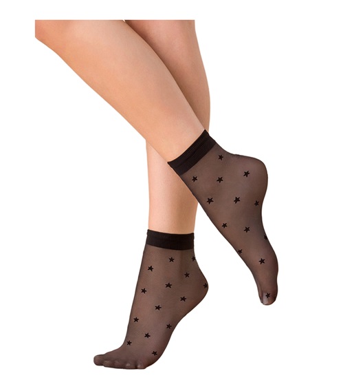 thumb image of Gabriella Women's Ankle Socks Star - Composition : 85% Polyamide, 15% Elastane