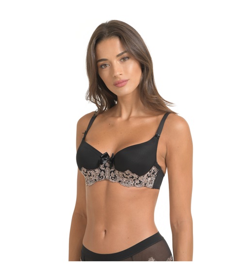thumb image of Miss Rosy Women's Bra Tulle Lace - Composition : 77% Polyamide, 23% Elastane