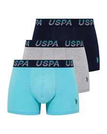 U.S. Polo ASSN. Men's Boxer Stripe Logo - 3 Pack  Boxer
