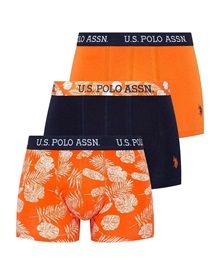 U.S. Polo ASSN. Ανδρικό Boxer Leaves - Τριπλό Πακέτο  Boxerακια