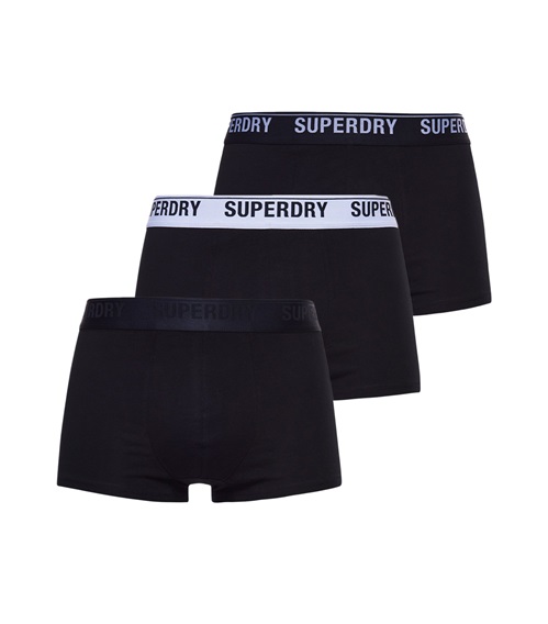 Superdry Men's Boxer Trunk Organic Cotton - 3 Pack  Boxer