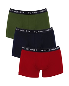 Tommy Hilfiger Ανδρικό Boxer Essential Logo Waistband Trunks - Τριπλό Πακέτο  Boxerακια