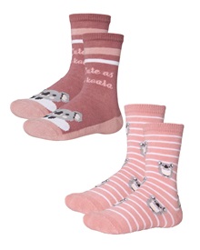 Ysabel Mora Παιδικές Κάλτσες Κορίτσι Koala - 2 Ζεύγη  Κάλτσες