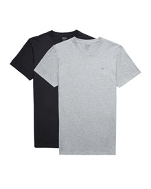 Diesel Men's T-Shirt Randal Tube Logo Print - 2 Pack  Undershirts