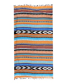 FMS Women's Beach Towel-Cover-Up Fringe Ethnic 170x90cm  Towels