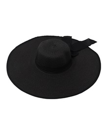 FMS Γυναικείο Καπέλο Ψάθινο Κορδέλα Φιόγκο  Καπέλα