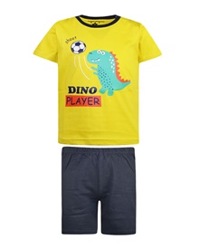 Energiers Παιδική Πυτζάμα Αγόρι Dino Player  Πυτζάμες