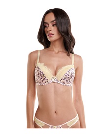 Miss Rosy Γυναικείο Σουτιέν Push-Up Chic Floral Lace B Cup  Push-up