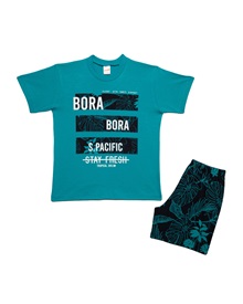 Minerva Παιδική Πυτζάμα Αγόρι Bora Bora Tropical Dream  Πυτζάμες