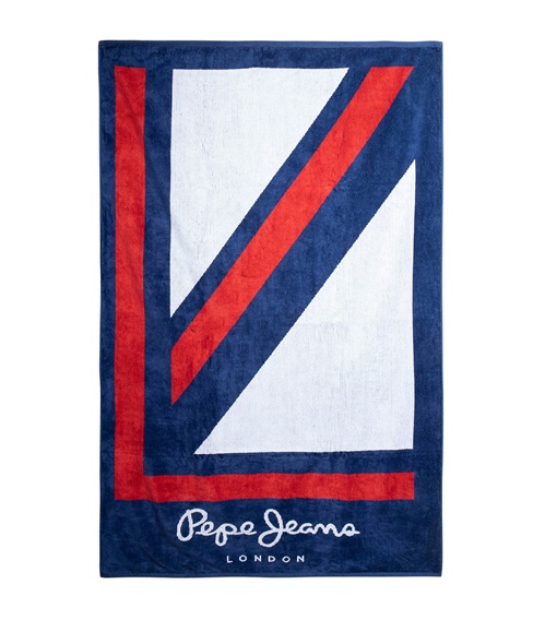 Pepe Jeans Beach Towel Laia Flag Print  Towels