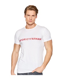Emporio Armani Ανδρικό Μπλουζάκι Red Logo  Μπλουζάκια