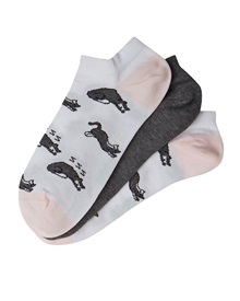 FMS Γυναικείες Κάλτσες Σοσόνια Γάτες - 3 Ζεύγη  Κάλτσες