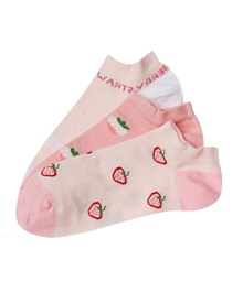 FMS Γυναικείες Κάλτσες Σοσόνια Strawberries - 3 Ζεύγη  Κάλτσες