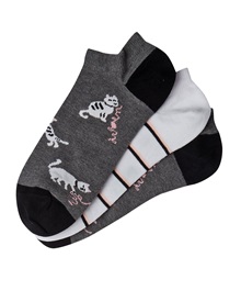 FMS Γυναικείες Κάλτσες Σοσόνια Γατούλες - 3 Ζεύγη  Κάλτσες