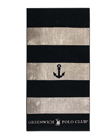 Greenwich Polo Club Πετσέτα Θαλάσσης Ρίγες Άγκυρα 90x170εκ  Πετσέτες Θαλάσσης