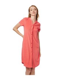 Minerva Γυναικείο Φόρεμα Θαλάσσης Κουμπωτό Frotte  Ρούχα & Αξεσουάρ