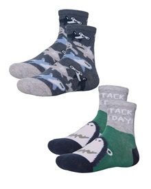 Ysabel Mora Παιδικές Κάλτσες Αγόρι Sharks - 2 Ζεύγη  Κάλτσες