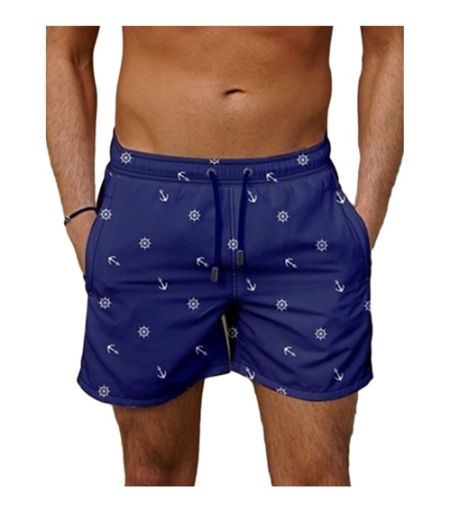 FMS Men's Swimwear Shorts Nautical Dry Fit  Bermuda