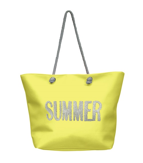 FMS Women's Beach Bag Cloth Summer  Sea Bags