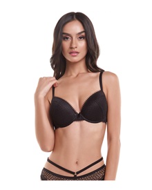 Miss Rosy Γυναικείο Σουτιέν Push-Up Rings Lace B Cup  Push-up