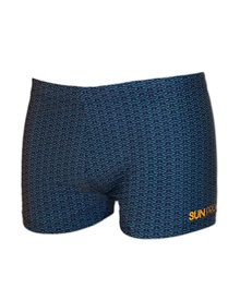 Sun Project Men's Swimwear Boxer Trunk Block Pattern  Boxer