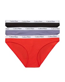 Calvin Klein Γυναικείο Slip Carousel Thongs - Τριπλό Πακέτο  Slip
