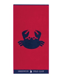 Greenwich Polo Club Kids Beach Towel Crab 70x140cm  Beach Accessories