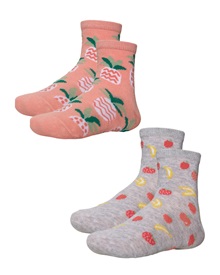 Ysabel Mora Παιδικές Κάλτσες Κορίτσι Anklet - 2 Ζεύγη  Κάλτσες
