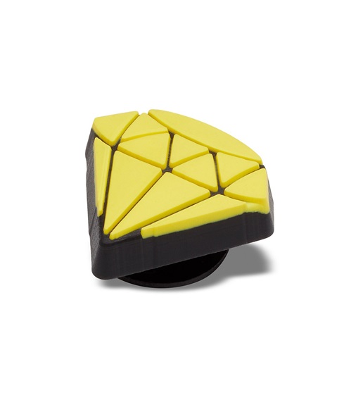 Crocs Jibbitz Διασκοσμητική Καρφίτσα Yellow PVC Diamond  Σαγιονάρες